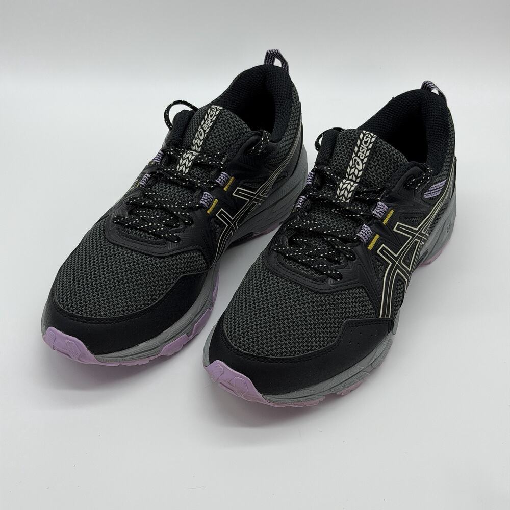 Asics Gel Venture 8 1012A708 Black/Purple Athletic Sneakers Women’s US Size 8